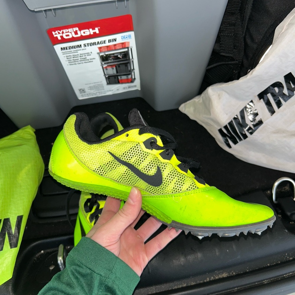 Nike Bright Green Sprint Spikes